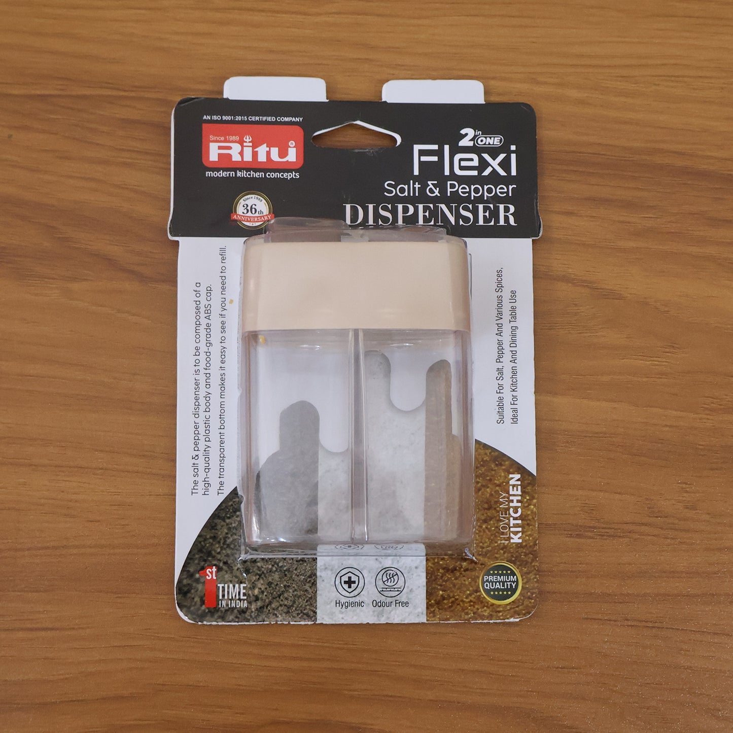 Ritu Premium 2-in-1 Salt And Pepper Dispenser