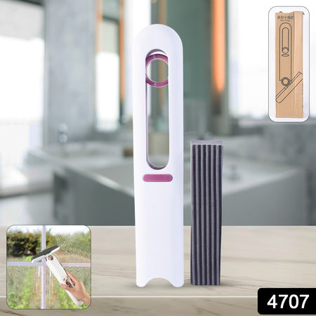 4707 Portable Self-squeeze Short Mop Mini Hand Wash-free Strong Absorbent Mop With 1 Cotton Head Cleaning Sponge For Bathroom Kitchens Table